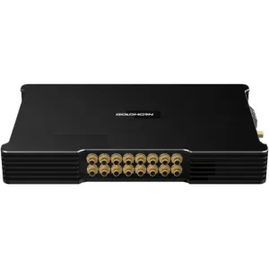 Goldhorn AB218 amplificador DSP A2B con 16 salidas RCA para vehículos eléctricos