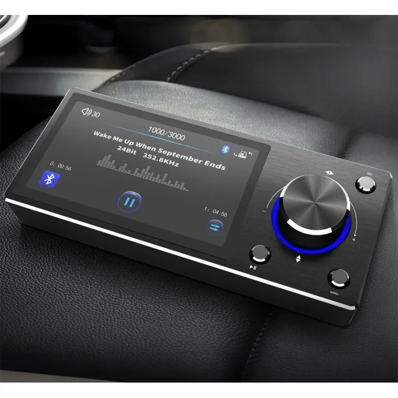 Goldhorn T3002 controlador con pantalla IPS instalado en coche para reproductores Hi-Res DSD