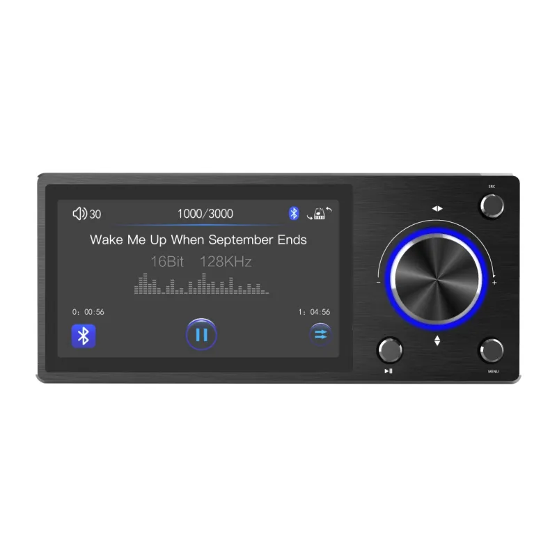 Goldhorn T3002 control remoto con pantalla IPS para manejar USB Bluetooth volumen y fuentes