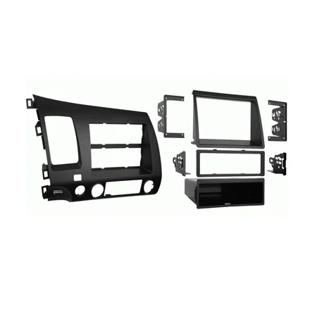 Marco frontal radio Honda Civic Hybrid 2006, antracita