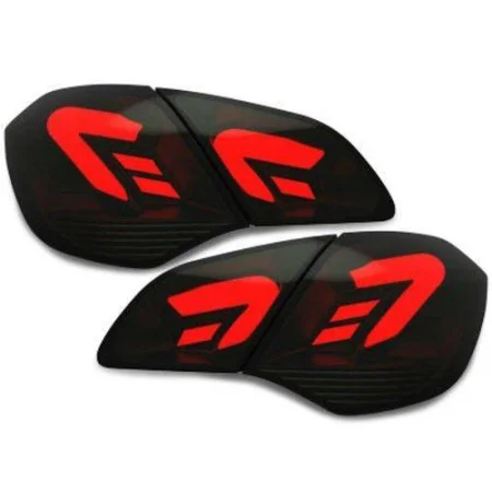 Pilotos traseros led CarDNA Opel Astra J 2009, negro ahumado