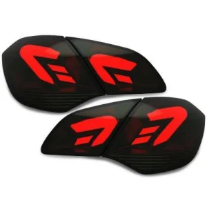 Pilotos traseros led CarDNA Opel Astra J 2009, negro ahumado
