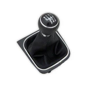 Pomo palanca de marchas con funda para VW Golf V, VI, Jetta, Eos, Scirocco