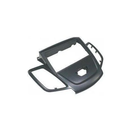 Marco radio Ford Fiesta 2008, sin display, negro