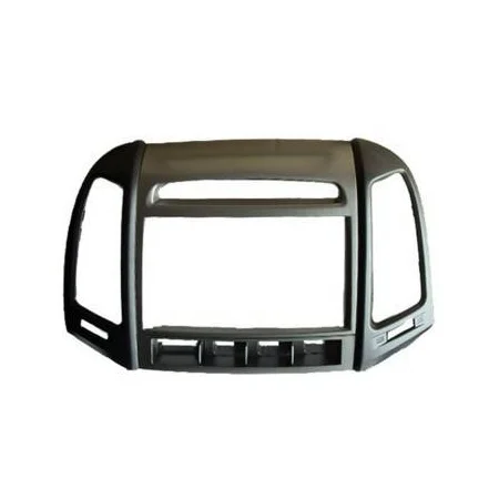Marco frontal radio Hyundai Santa Fe 2007 2012, 4 botones
