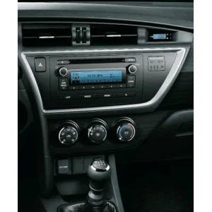 Radio Toyota Auris 2013 2016, negro brillante