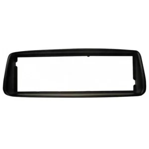 Marco frontal radio Peugeot 206, 1DIN, negro