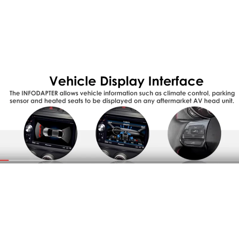 Interface mandos volante Opel Zafira, Astra, Insignia, con sensores de parking.